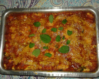 Lasanha de ricota e manjericão