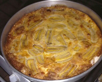 Torta de banana (massa seca)