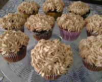 Cupcake de Chocolate com Creme amanteigado de Chocolate