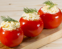 Tomate recheado: receita simples e muito saborosa