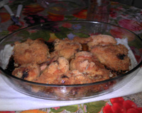 Frango à milanesa no forno