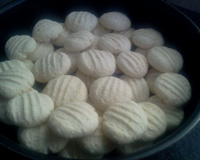 Biscoito de nata com coco