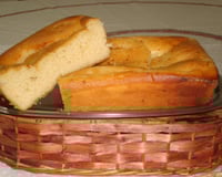 Pão caipira com queijo
