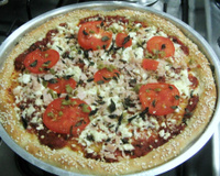 Pizza massa crocante