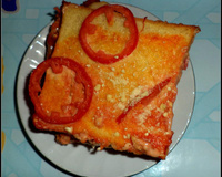 Sanduíche de forno delicioso