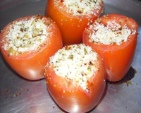 Tomate Recheado ao Forno