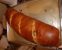 Pão de calabresa 4 estágios