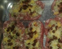 Linguiça temperada no forno