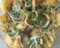 Costela de boi com batatas