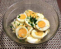 Salada de ovos gelados