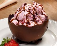 Taça de chocolate fácil