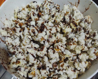 Pipoca doce de chocolate