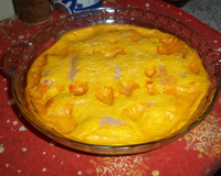 Enroladinho de frango ao creme de milho