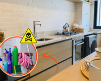 Os riscos da lavanderia perto da cozinha: como os alimentos podem ser contaminados com produtos de limpeza e causar intoxicação