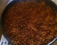 Torta cheesecake falso de paçoca