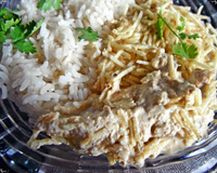 Fricassê saboroso de frango