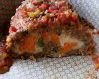 Rocambole de lentilha recheado (vegan)