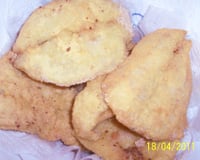 Filés de peixe fritos by Paula  (crocantes)