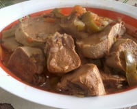 Língua bovina ao molho