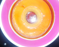 Torta de doce de banana e creme de coco