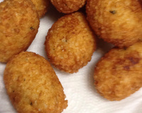 Bolinho de arroz simples da Valéria