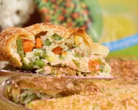 Torta de liquidificador de legumes