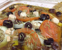 Filé de linguado à moda italiana