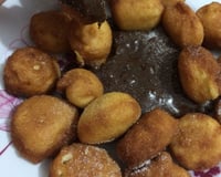 Bolinho de chuva com brigadeiro