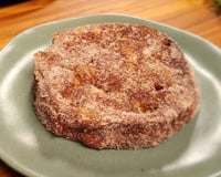 Rabanada de panetone na airfryer