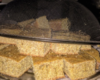 Bolo fácil de fubá com farinha integral de liquidificador