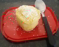 Bolo de caneca de coco