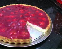 Torta de morango da padaria