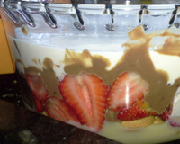 Torta sensação de morango