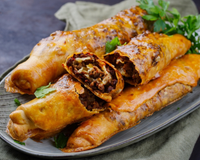 Nem massa folhada, nem massa de pastel: uma receita de charuto de carne incrivelmente saudável e crocante