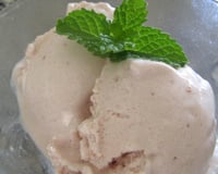 Frozen iogurte de morango