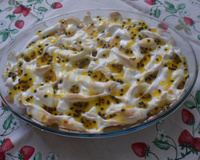Pavê mousse de maracujá