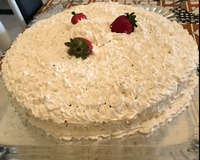 Bolo de aniversário de morango