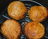 Hambúrguer na air fryer