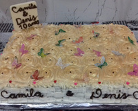 Bolo de noivado ou casamento