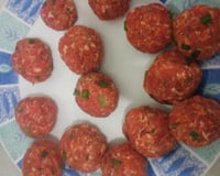 Almôndegas recheadas