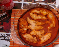 Frango no leite de coco