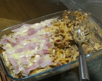 Macarronada de carne moída