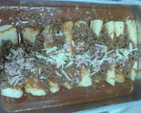 Panquecas à bolonhesa