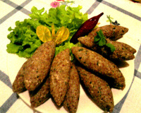 Quibe com trigo lavado da Emeliza