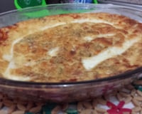 Torta de queijo e presunto