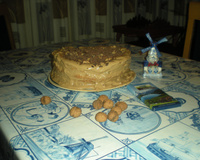 Torta de Café e Nozes