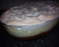 Delícia de banana com suspiro