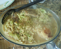 Couve-flor com frango