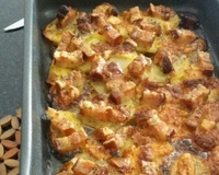 Batatas gratinadas com bacon