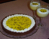 Bolo mousse de maracujá